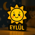 Bu sevimli güneş lamba ile çocuğunuzun odasına hem sıcak bir ambiyans hem de sevimli bir arkadaş ekleyin! Çocuğunuzun çok sevdiği karakterlerle tasarlanır.